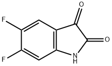 5,6-difluoro-indoline-2,3-dione Structure