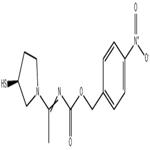 (S)-[1-(3-Mercapto-1-pyrrolidinyl)ethylidene]carbamic acid (4-nitrophenyl)methyl ester pictures