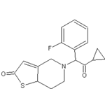 5-[2-Cyclopropyl-1-(2-fluorophenyl)-2-oxoethyl]-5,6,7,7a-tetrahydrothieno[3,2-c]pyridin-2(4H)-one pictures