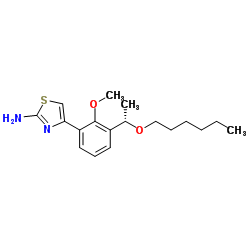 	(S)-4-(3-(1-(hexyloxy)ethyl)-2-methoxyphenyl)thiazol-2-amine