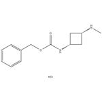 Carbamic acid, N-[cis-3-(methylamino)cyclobutyl]-, phenylmethyl ester, hydrochloride (1:1) pictures